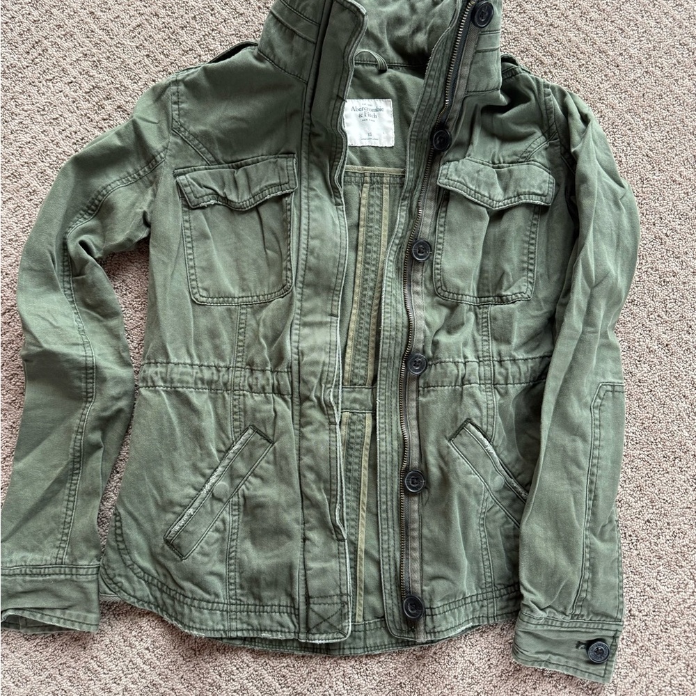 Abercrombie & Fitch Olive Green Jacket